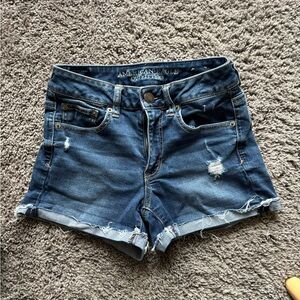 American Eagle Outfitters Blue Denim Shorts